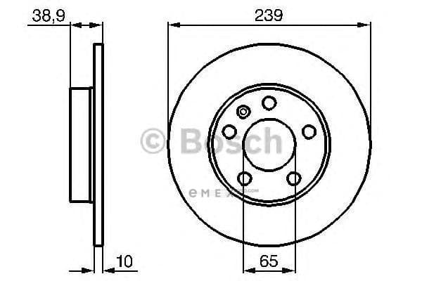 OEM BREMSSCHEIBE 0986478894