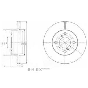 OEM BRAKE DISC (DOUBLE PACK) BG3499