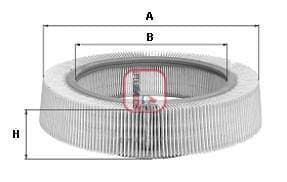 OEM FILTER ASSY, AIR ELEMENT S2060A