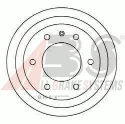 OEM Brake Drums/ABS 2348S