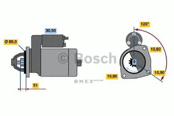 OEM ANLASSER I.A. 0986017240