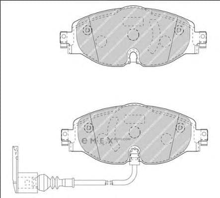 OEM PAD KIT, DISC BRAKE FDB4433