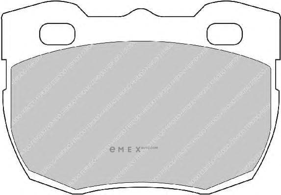 OEM PAD KIT, DISC BRAKE FDB747