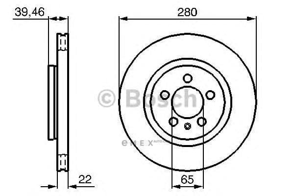 OEM BREMSSCHEIBE 0986479156