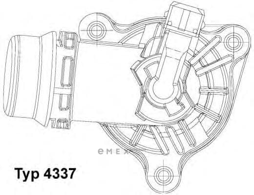 OEM THERMOSTAT ASSY 4337105D