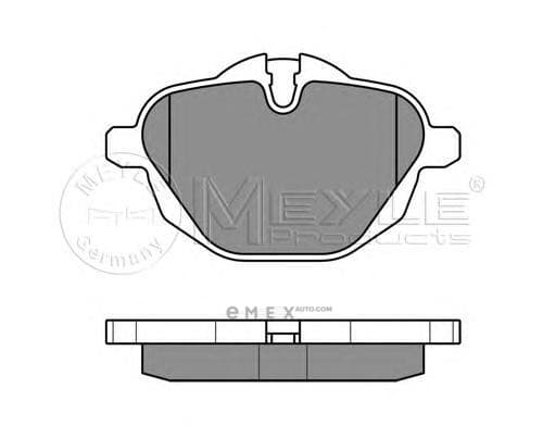 OEM Brake Pad Set, disc brake 0252456118