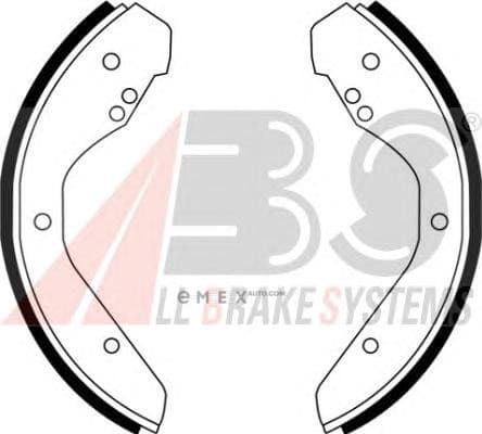 OEM Brake Shoes/ABS 8721