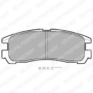 OEM BRAKE PAD AXLE SET LP955