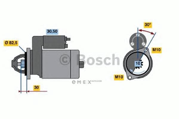 OEM ANLASSER I.A. 0986013390