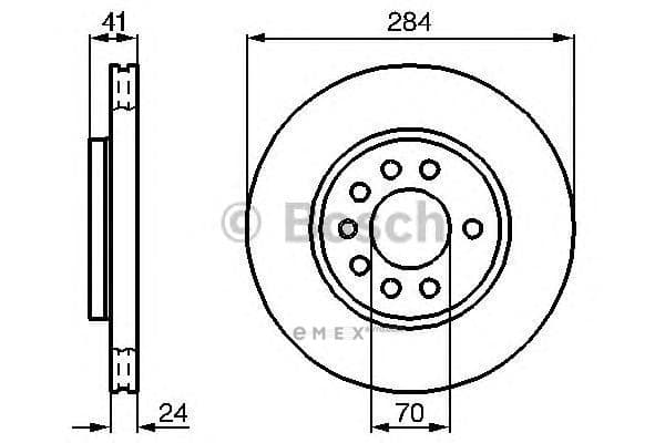 OEM BREMSSCHEIBE 0986478717