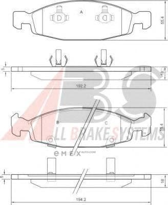 OEM Brake Pads/USA 38790