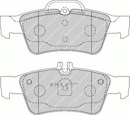 OEM PAD KIT, DISC BRAKE FDB1526