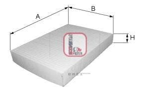 OEM FILTER ASSY, CABIN AIR S3040C