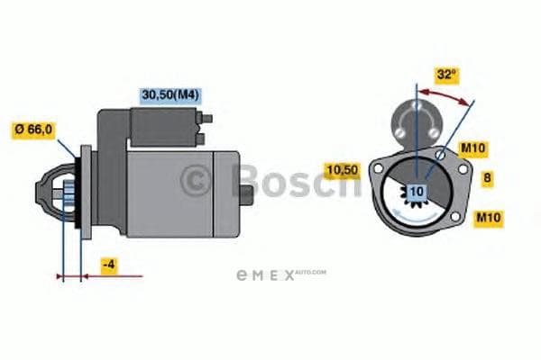 OEM STARTER I.AUST. 0986020141