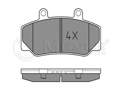 OEM DISC BRAKE PAD SET 0252123316