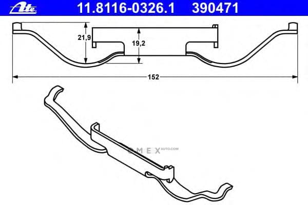 OEM BRACKET, REINFORCEMENT 11811603261