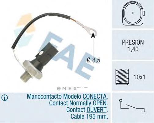 OEM SENSOR ASSY, TEMPERATURE 12895