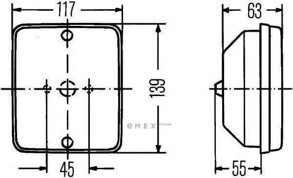 OEM REVERSE LAMP 2ZR003236051