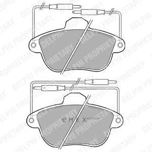 OEM BRAKE PAD AXLE SET LP741