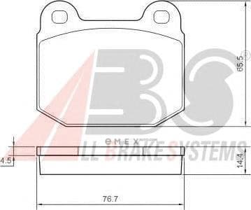 OEM Brake Pads/ABS 37326