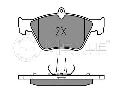 OEM DISC BRAKE PAD SET 0252141117