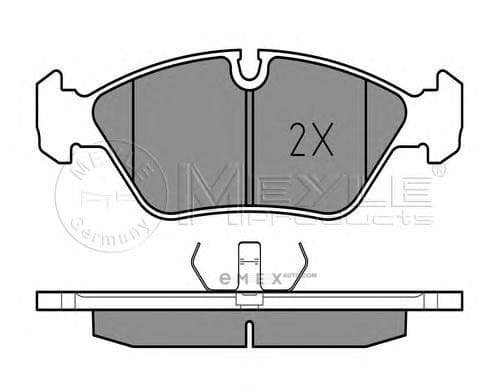 OEM DISC BRAKE PAD SET 0252062919