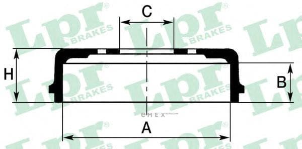 OEM BRAKE ROTOR 7D0336