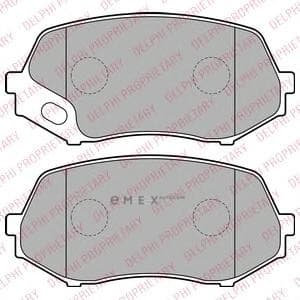 OEM BRAKE PAD AXLE SET LP2208