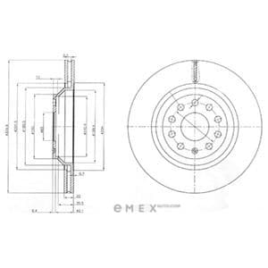 OEM BRAKE DISC (DOUBLE PACK) BG3975