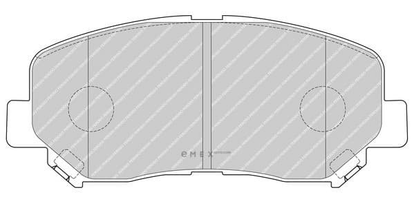 OEM PAD KIT, DISC BRAKE FDB4357