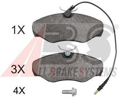 OEM Brake Pads/ABS 37874