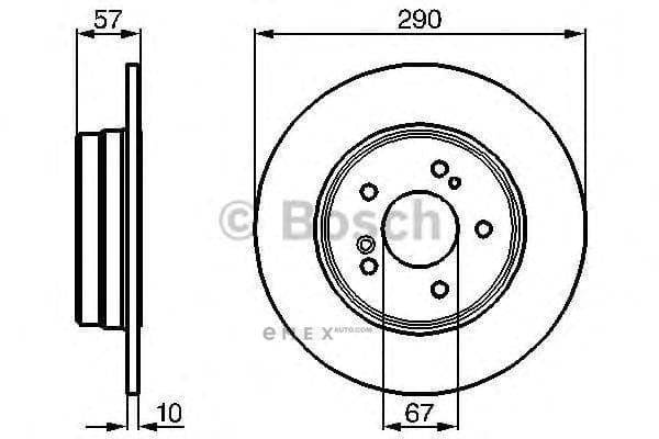 OEM BREMSSCHEIBE 0986478446