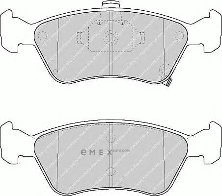 OEM PAD KIT, DISC*(R/A-E)*** 0446505110