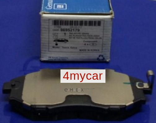 OEM PAD KIT, DISC BRAKE 96952179