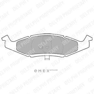 OEM BRAKE PAD AXLE SET LP1225