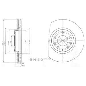 OEM BRAKE DISC (DOUBLE PACK) BG4256