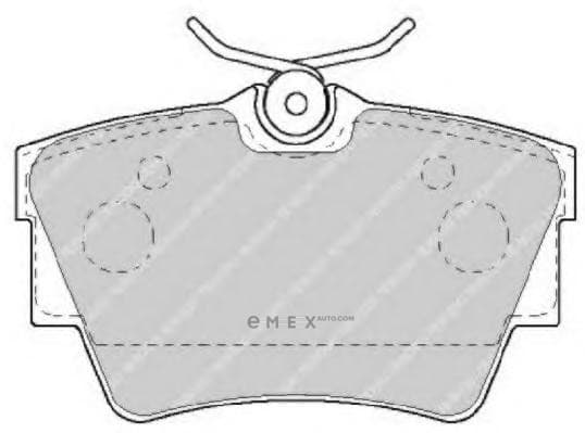 OEM PAD KIT, DISC BRAKE FVR1516