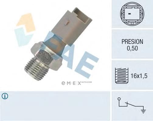 OEM SENSOR ASSY, OIL PRESSURE 12640