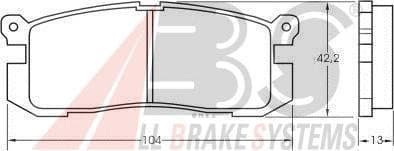 OEM Brake Pads/ABS 36672