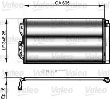 OEM RADIATOR ASSY, A/C 814189