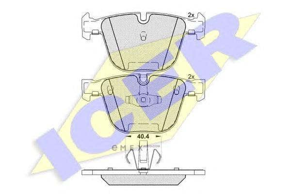 OEM BRAKE PAD RR BMW F10,F02 181896