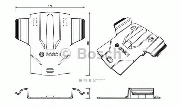 OEM WANDBEFESTIGUNG 0189999170