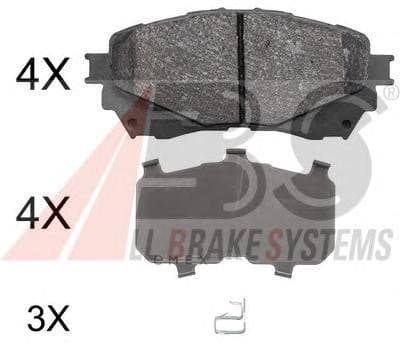 OEM PAD KIT, DISC BRAKE 37977