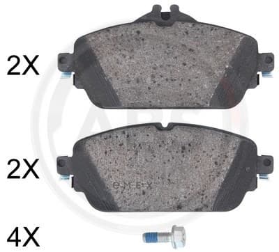 OEM PAD KIT, DISC BRAKE 35069