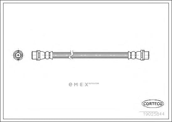 OEM HOSE ASSY, WINDSHIELD WASHER 19025844