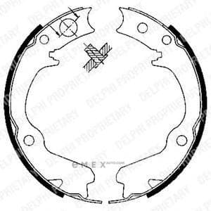 OEM BRAKE SHOE AXLE SET LS1899