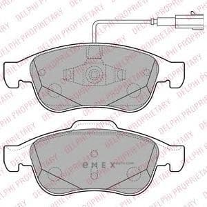 OEM BRAKE PAD AXLE SET LP2220