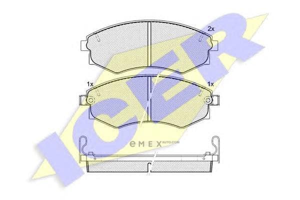 OEM BRAKE PAD FR HYUNDAI SONATA,NISSAN 180877