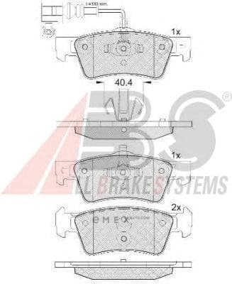 OEM Brake Pads/ABS 37494