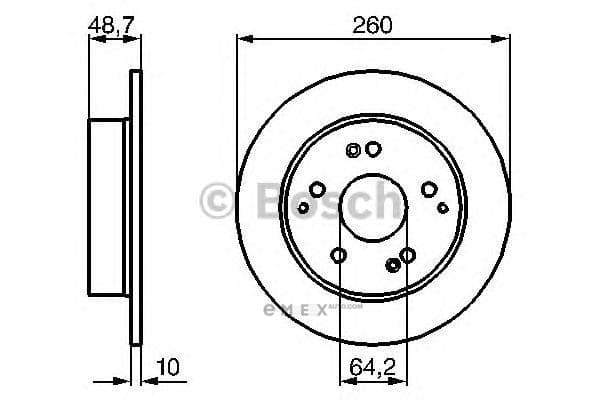 OEM BREMSSCHEIBE 0986479225